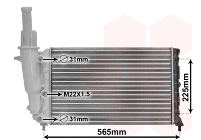 Radiateur Van Wezel 17002139