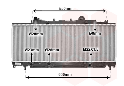 Radiateur Van Wezel 17002149