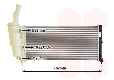 Radiateur Van Wezel 17002200