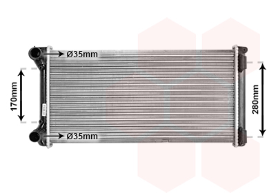 Radiateur Van Wezel 17002210