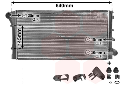 Radiateur Van Wezel 17002292