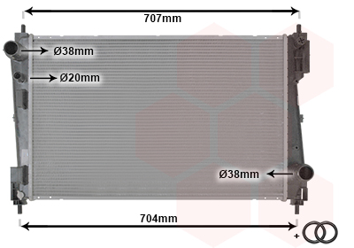 Radiateur Van Wezel 17002311