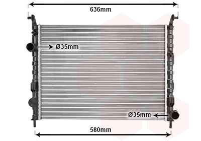 Radiateur Van Wezel 17002371