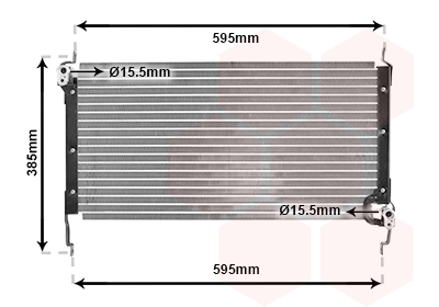 Airco condensor Van Wezel 17005173