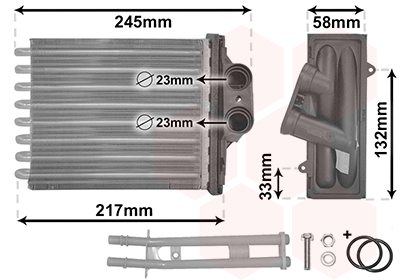 Kachelradiateur Van Wezel 17006304