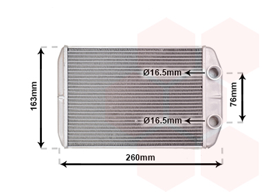 Kachelradiateur Van Wezel 17006395