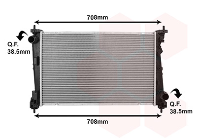 Radiateur Van Wezel 17012724