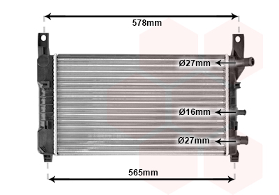 Radiateur Van Wezel 18002117