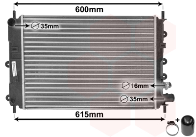 Radiateur Van Wezel 18002151