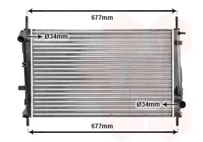 Radiateur Van Wezel 18002165