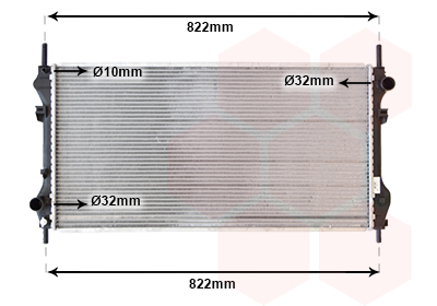 Radiateur Van Wezel 18002318