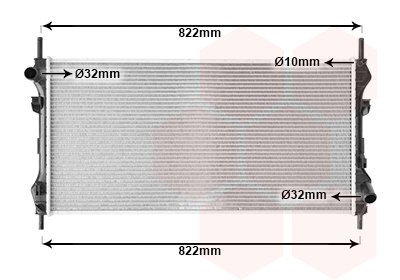 Radiateur Van Wezel 18002320