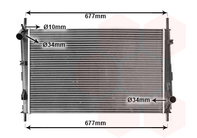 Radiateur Van Wezel 18002335