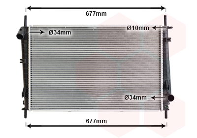 Radiateur Van Wezel 18002336