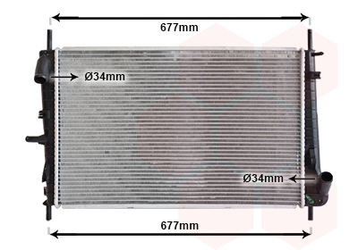 Radiateur Van Wezel 18002338