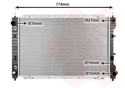 Radiateur Van Wezel 18002375