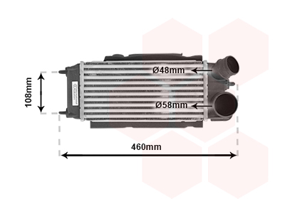 Interkoeler Van Wezel 18004476