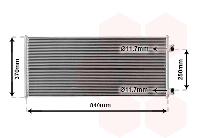 Airco condensor Van Wezel 18005303