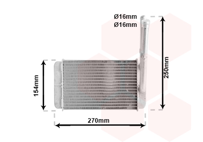 Kachelradiateur Van Wezel 18006132