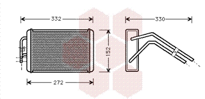 Kachelradiateur Van Wezel 18006291