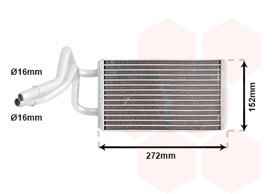 Kachelradiateur Van Wezel 18006317