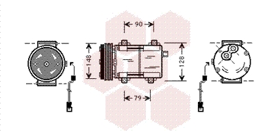 Airco compressor Van Wezel 1800K277