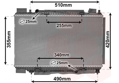 Radiateur Van Wezel 18012704