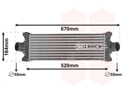 Interkoeler Van Wezel 18014710