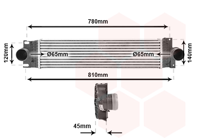 Interkoeler Van Wezel 18014713