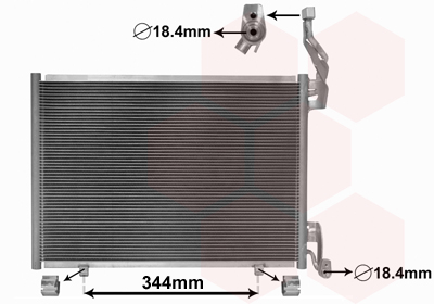 Airco condensor Van Wezel 18015702