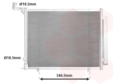 Airco condensor Van Wezel 18015723