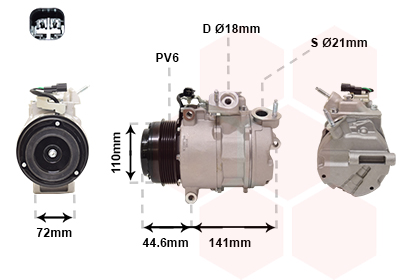 Airco compressor Van Wezel 1801K719