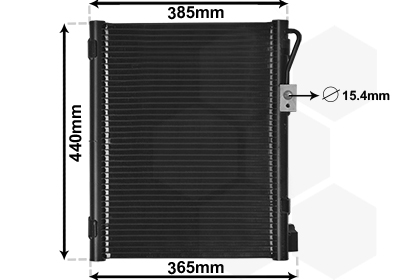 Airco condensor Van Wezel 20015701