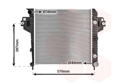 Radiateur Van Wezel 21002043