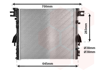 Radiateur Van Wezel 21002052