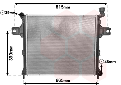 Radiateur Van Wezel 21002059