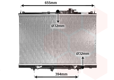 Radiateur Van Wezel 25002110