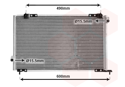 Airco condensor Van Wezel 25005105