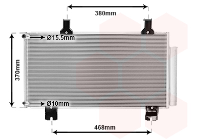 Airco condensor Van Wezel 25005247