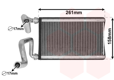 Kachelradiateur Van Wezel 25006294