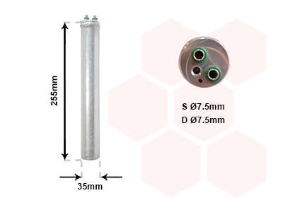 Airco droger/filter Van Wezel 2500D219