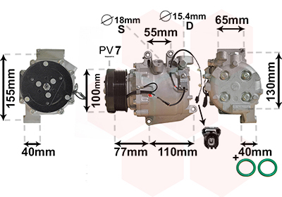 Airco compressor Van Wezel 2500K208