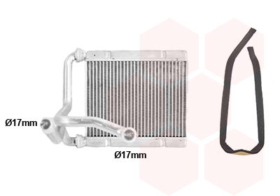 Kachelradiateur Van Wezel 25016701