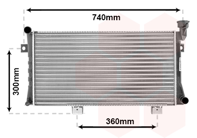 Radiateur Van Wezel 26002015