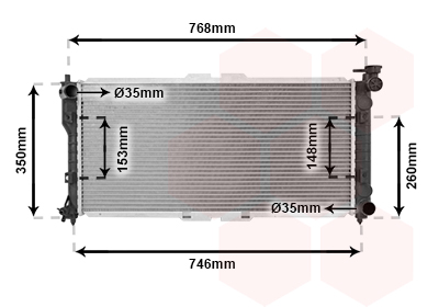 Radiateur Van Wezel 27002027