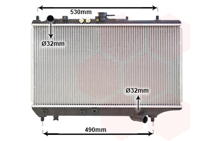 Radiateur Van Wezel 27002071