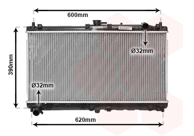 Radiateur Van Wezel 27002138