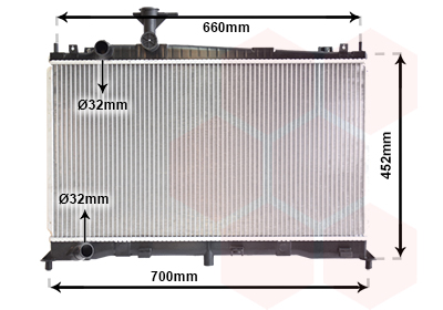 Radiateur Van Wezel 27002160