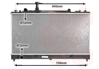 Radiateur Van Wezel 27002162