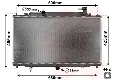 Radiateur IR PLUS Van Wezel 27002280